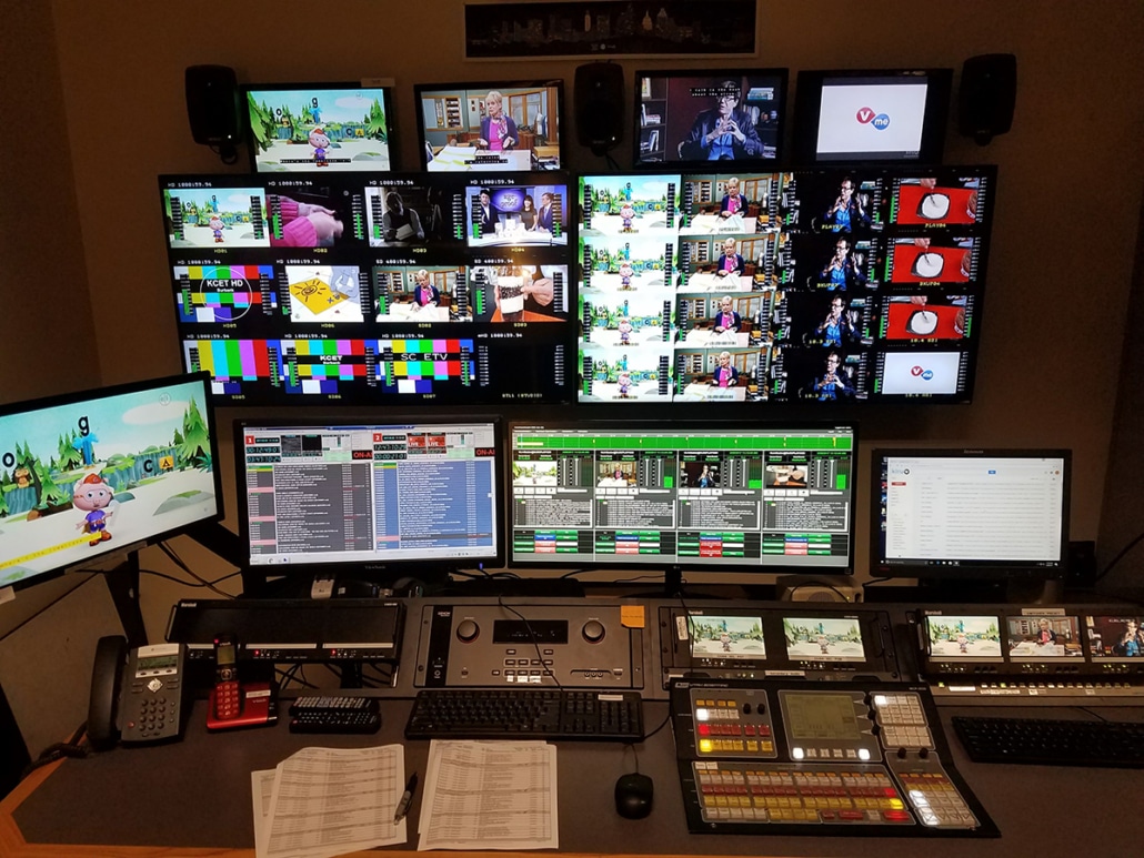 Control Room with soundboards | Broadstream Solutions