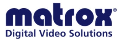 Navy Matrox Logo with subtitle Digital Video Solutions